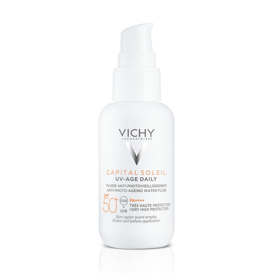 Protector Solar Facial Vichy Capital Soleil Anti-Edad FPS50+ UVAge Diario