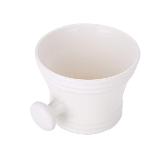 Tazón de Afeitar Profesional Fábrica de Afeitado Plástico Bicolor con Mango Pequeño