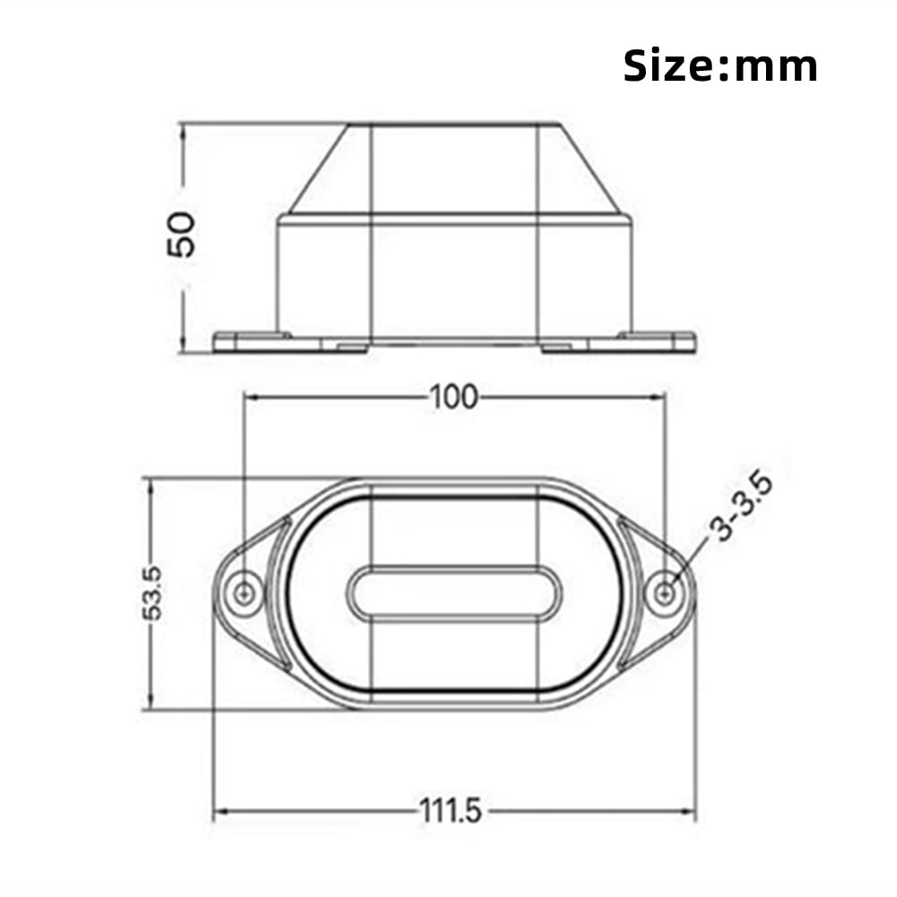 Sirena Estroboscópica Industrial AC110 V Luz de Advertencia de Emergencia