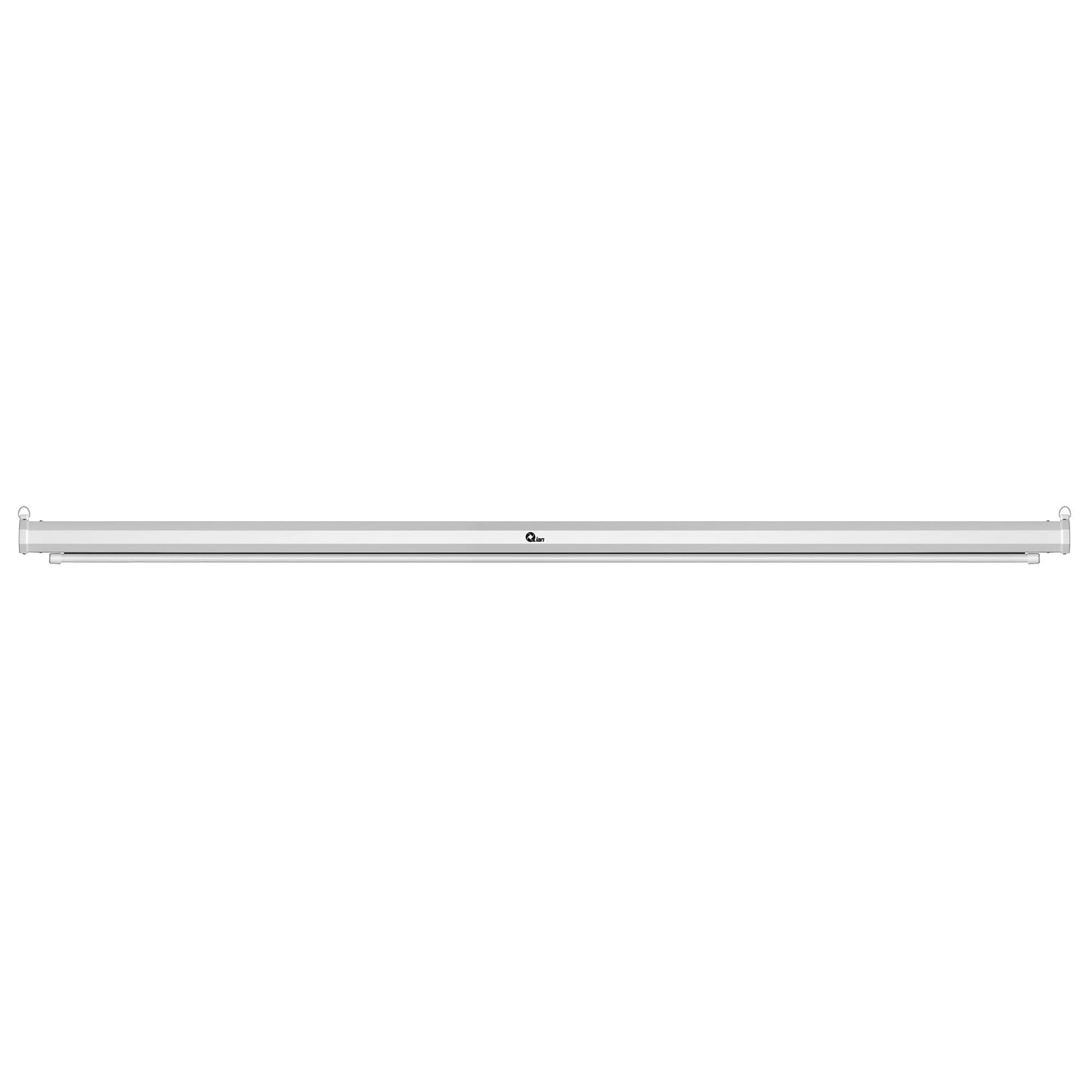 QIAN Pantalla de Proyección 120' PVC eléctrica Color Blanca Mate - Montaje en Pared y Techo, con Control Remoto, para Oficina,Escuela, Negocio.