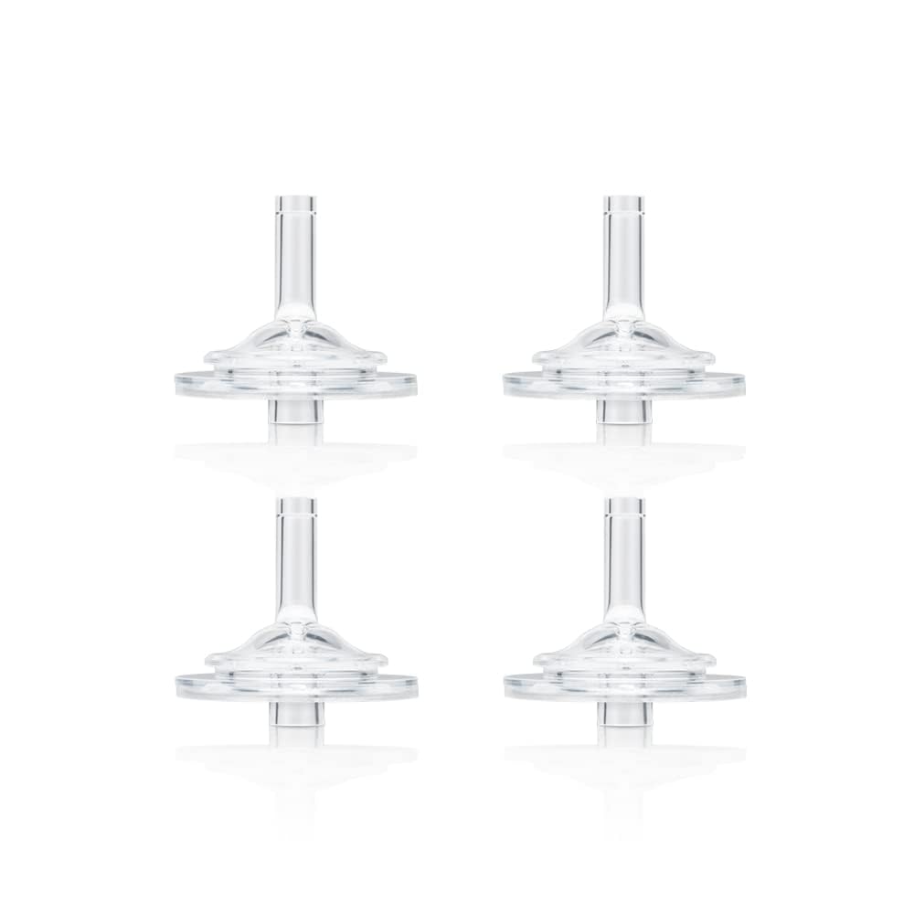 Grosmimi Kit de pajita de repuesto, 4 Straw Nipples-Stage 2