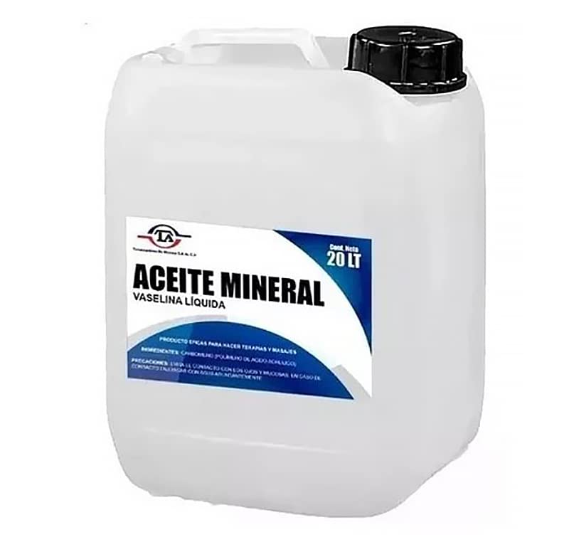 Vaselina Líquida 80 NF - Aceite Mineral Industrial en Envase de 20 Litros | TENSIOACTIVOS DE MEXICO