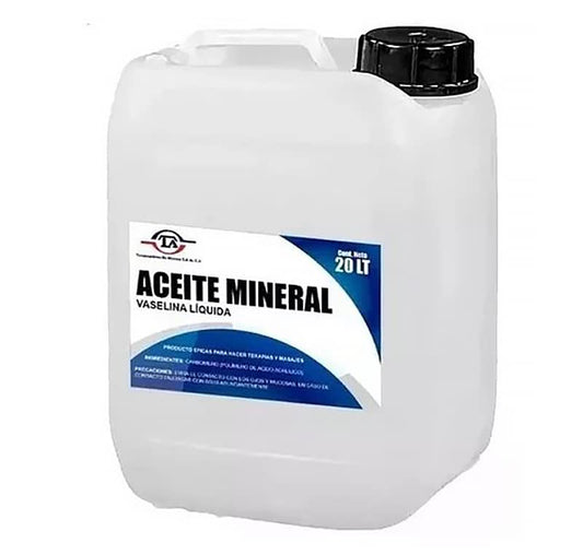 Vaselina Líquida 80 NF - Aceite Mineral Industrial en Envase de 20 Litros | TENSIOACTIVOS DE MEXICO