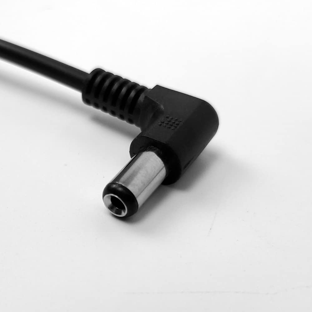 Godtone - Paquete de 4 cables CC para pedal de efecto de guitarra, 5,5 mm x 2,1 mm, cable de alimentación macho a macho (4 cables de alimentación)