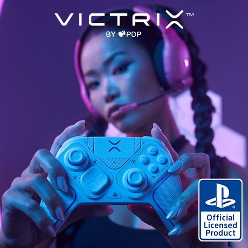 Controlador Inalámbrico Victrix Pro BFG Blanco para PlayStation 5, PS4 y PC