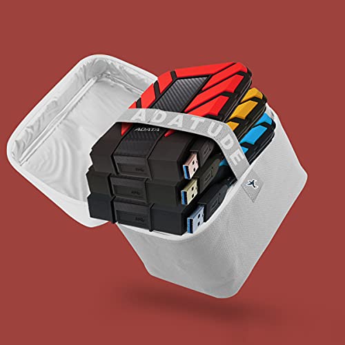 Disco Duro Externo ADATA Amarillo Resistente a Golpes, Agua y Polvo 2 TB Grado Militar