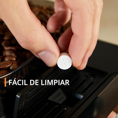 Krups Maquina de Espresso Super Automática Sensation, es como un barista en casa con resultados profesionales en cada taza, Prepara capuchinos y espressos facil y rapido, EA910EMX