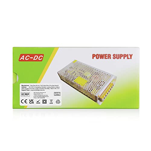 ALITOVE Fuente de Alimentación 24V 10A 240W Transformador CA 110 V/220 V a CC 24V 10amp Convertidor de Conmutación Regulado Universal para Tira de Luz LED Sistema de Seguridad de Cámara CCTV