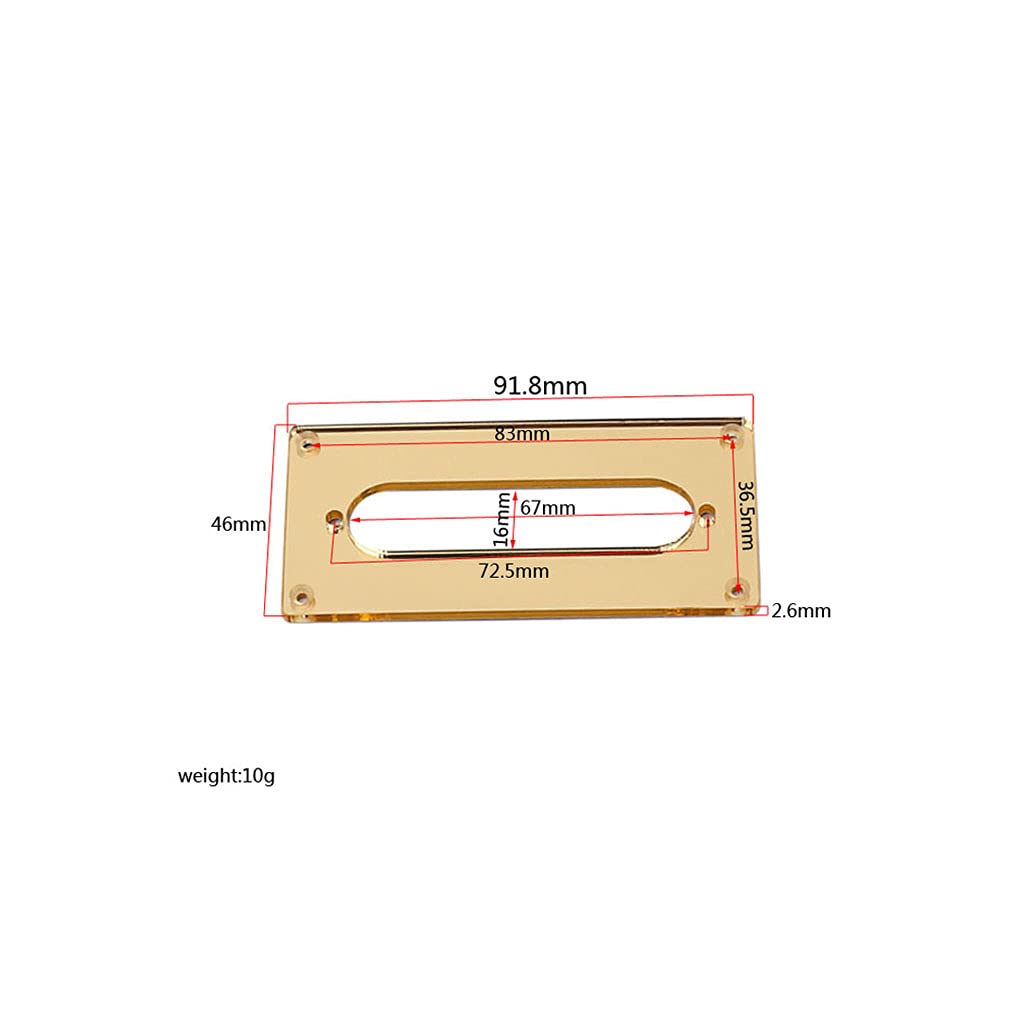 Alnicov Anillo de montaje adaptador de pastilla de guitarra, para pastilla de puente de guitarra Telecaster