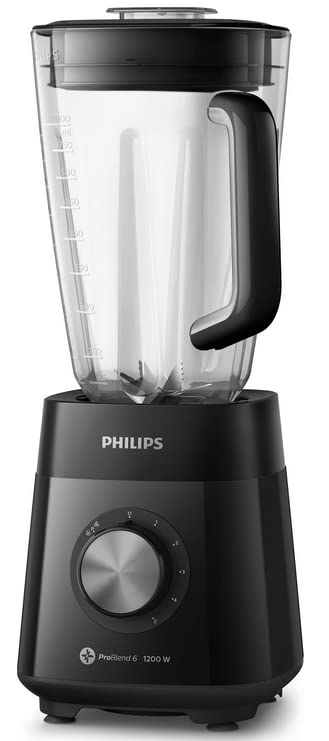 Licuadora Philips Potente 1200 Watts Vaso Tritán 3L 5 Velocidades+Pulso