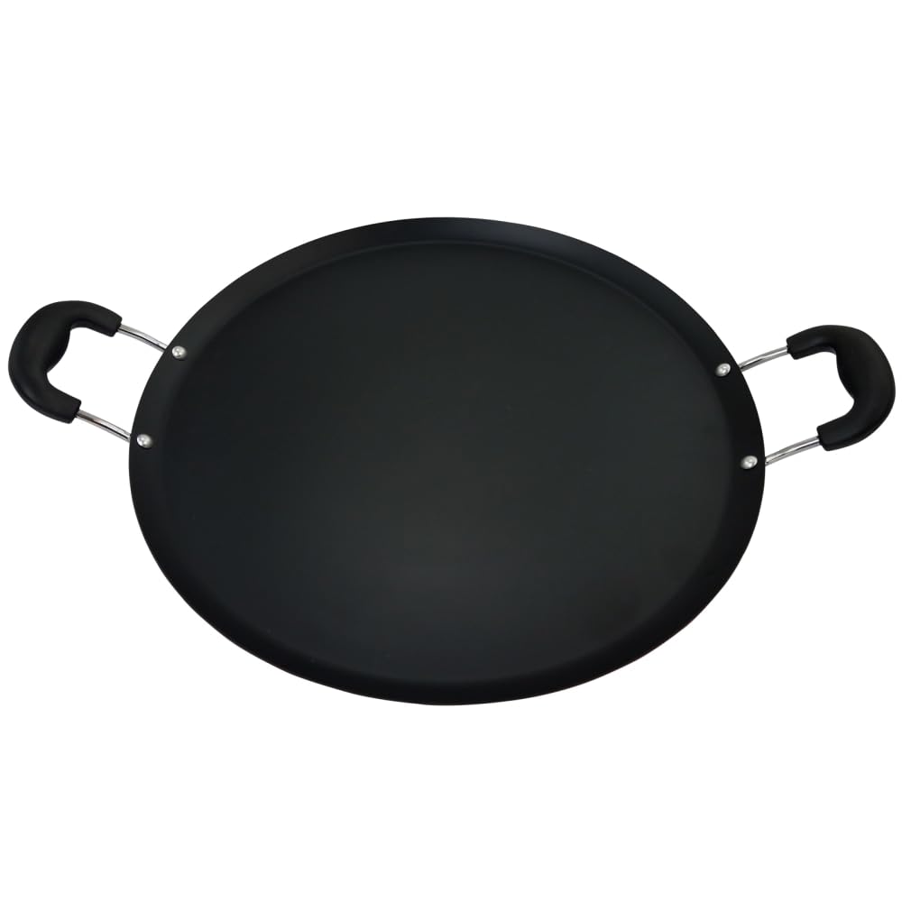 Comal Redondo Oster Zadora Rojo Acero al Carbono 35,5 cm