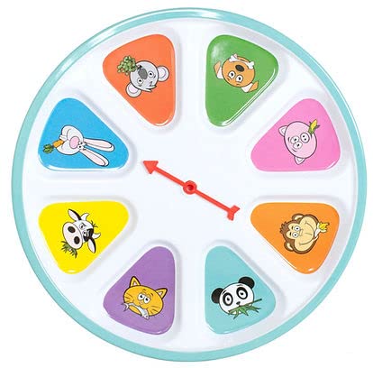 SpinMeal Plate - Healthy Nutrition Plate for Picky Eaters - Spin the Arrow - Meals Are Fun Again