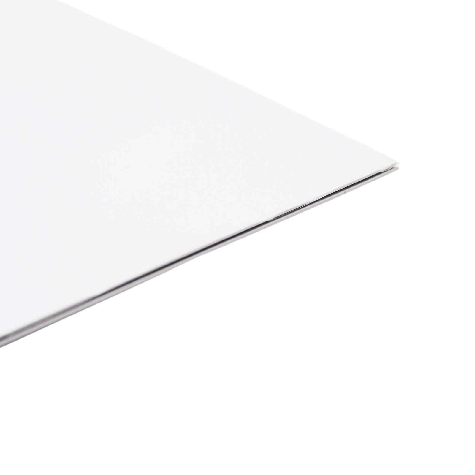 Golpeador de guitarra de 3 capas, material de 24 x 31 bricolaje, protector de púas en blanco, hoja de placa para rayar Strat Tele, guitarra eléctrica, jazz, bajo de precisión (blanco)