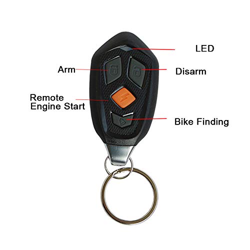 Sistema de Alarma para Motocicleta con Voz, Super Waterproof y Transmisor en Alta Protección de Voltaje, Encendido/Apagado Remoto