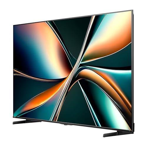 Hisense Television U65QFM (Modelo 2025) Pantalla 55 Pulgadas,Mini-LED Smart Fire TV UHD 4K,Control Remoto por Voz con Alexa,Modo de Juego Pro de 144 Hz,Hi-View AI Engine, mira TV en Vivo sin Cable