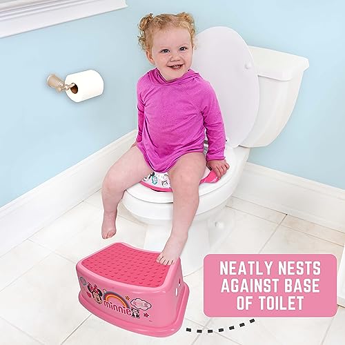 Disney Minnie Mouse "Smile" - Juego esencial de entrenamiento para ir al baño de 2 piezas