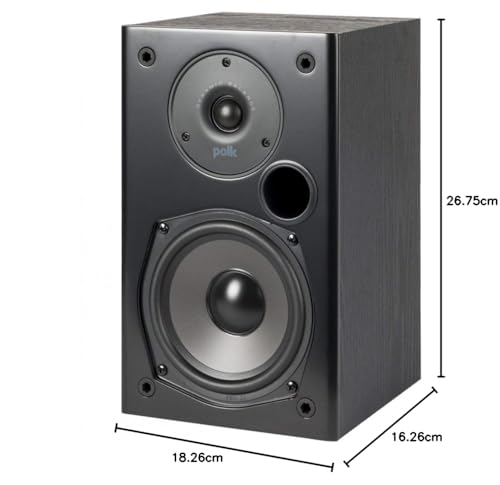 Bocinas de Estante Polk Audio Negro T15