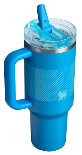 Vaso Térmico Stanley Quencher ProTour 40 Oz acero inoxidable con pajita y tapa a prueba de fugas para Viajes