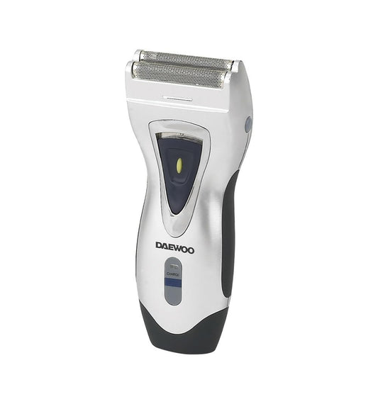 Afeitadora Doble Hoja DAEWOO Inalámbrica Recargable con Trimmer y Cuchillas de Acero Inoxidable