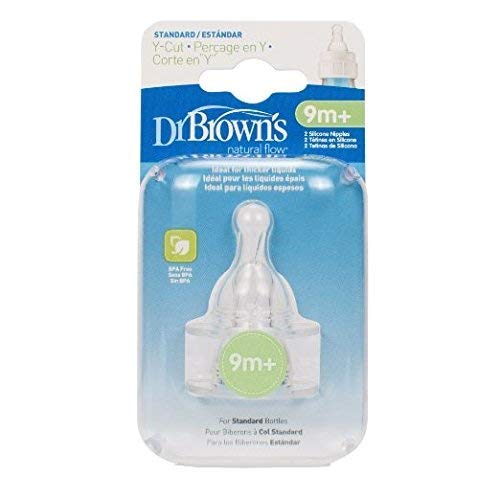 Pezones de Silicona Flujo Natural de Dr. Brown's Transparente para Bebé Unisex