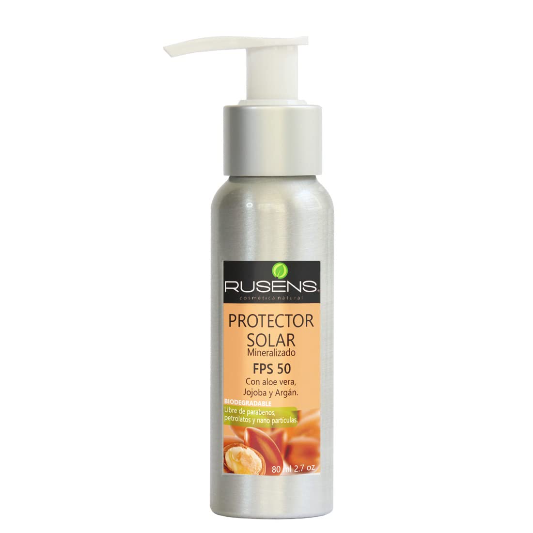 Protector Solar Facial Rusens Biodegradable FPS 50 Consistencia Ligera y Efecto Mate Sin Efecto Graso