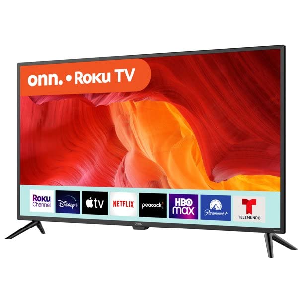 Pantalla LED Smart TV HD 39" onn Reacondicionado Compatible con Netflix Hulu Prime Video