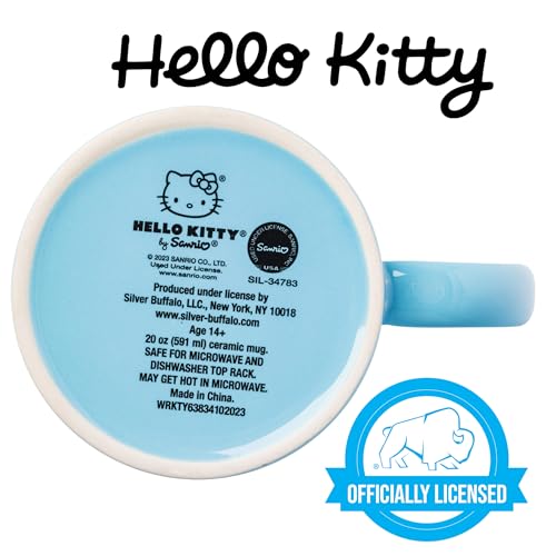 Taza de Cerámica Silver Buffalo Hello Kitty Good Vibes 20 Onzas