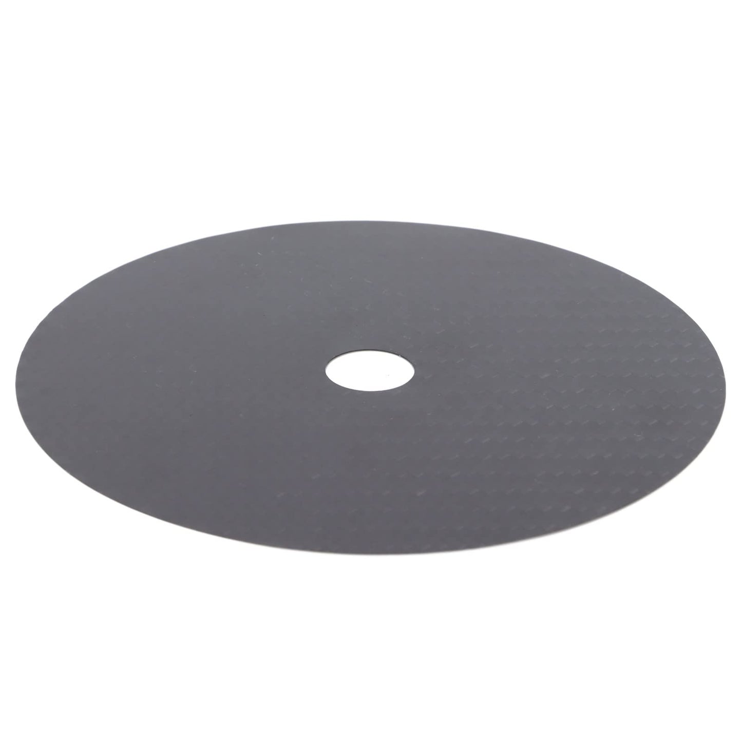 Estabilizador de CD, DVD, Fibra de Carbono, 0,2 Mm, Alfombrilla de Afinación, Estabilizador de Disco para Reproductor de Bandeja Superior, para Todos los Reproductores de CD de Carga Superior(negro)