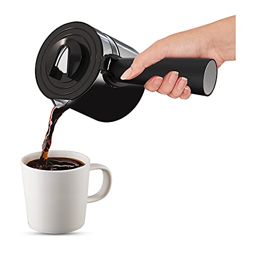 Cafetera T-fal Negra con Boquilla de Vapor y Filtro de Acero Inoxidable