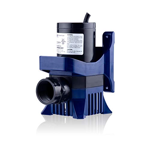 Bomba de Agua Sumergible Alpine Corporation 3100 GPH con Cable Largo y Adaptadores para Estanques y Fuentes