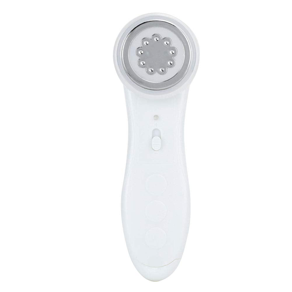 Máquina de Radiofrecuencia Facial de Estiramiento Blanco con Vibración para el Hogar o Salón de Belleza