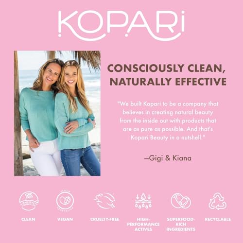 Kopari- Aceite corporal Golden Aura con oro de 24 quilates y ácido hialurónico: fórmula hidratante para una piel radiante, 3,3 oz