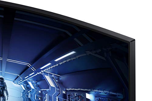 Samsung Monitor de Juegos Ultra Ancho Odyssey G5 de 34 Pulgadas con visualización Curva 1000R, 165Hz, 1ms, FreeSync Premium, WQHD (LC34G55TWWNXZA, Modelo 2020), Negro