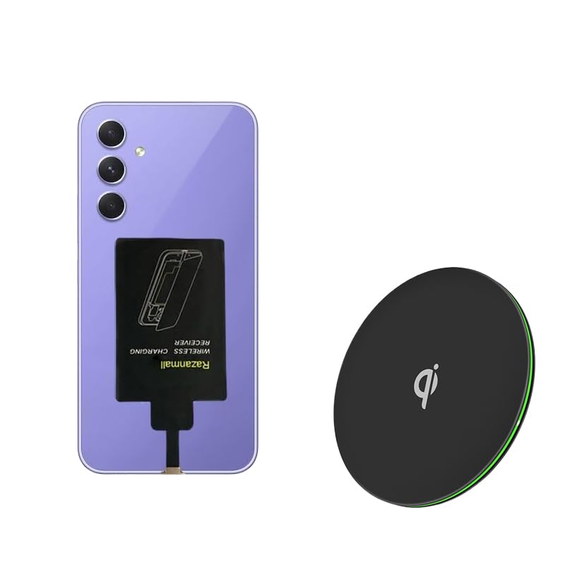 Receptor de Carga Inalámbrico Externo Samsung Galaxy A54 A34 A24 A14 5G tipo C de 8W