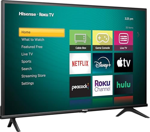 Television Pantalla 32" Hisense, A4 Series, FHD, Color Negro, Modelo 32A4NR