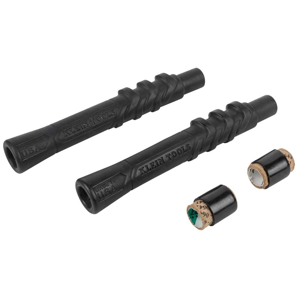 Klein Tools M200ST Kit de agarre de cojín con bandas termorretráctiles, fabricado en Estados Unidos, uso con alicates Klein para herrero de cabeza delgada Cat No. 201-7CST, paquete de 2