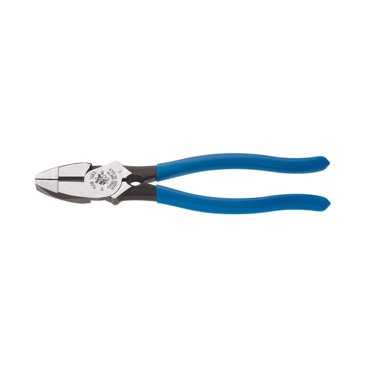 Klein Tools D213-9NE-CR Alicates de corte lateral y crimpado de conector de 9 pulgadas de alto apalancamiento