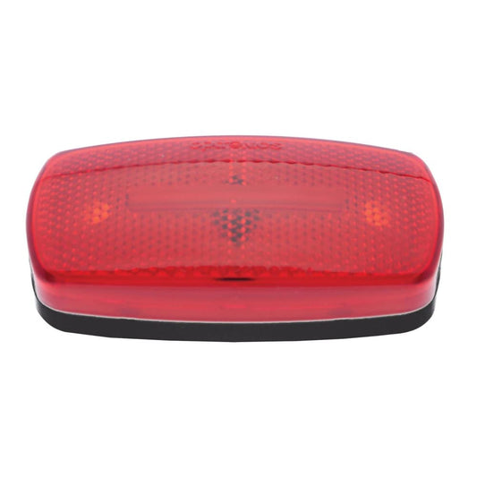 Optronics MC32RBS Luz Marcadora de Montaje en Superficie con Reflejo, Rojo, Paquete de 1