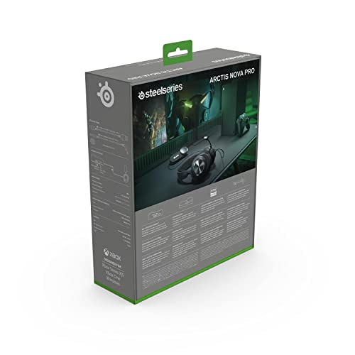 Auriculares Inalámbricos SteelSeries Arctis Nova Pro Negro Sonido Signature para Xbox