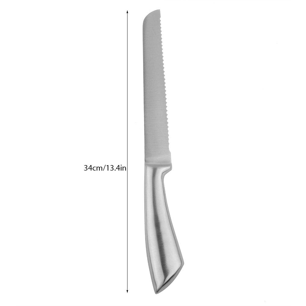Cuchillo para Pastel, 1 Pieza, Cuchillo para Hornear de Acero Inoxidable, Cortador de Cocina para Pan y Pastel, Herramienta Manual