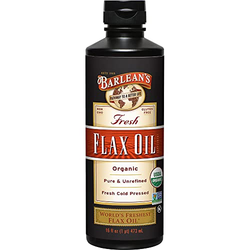 Barlean's Organic Oils Fresh Flax Oil, 16-Ounce Bottle