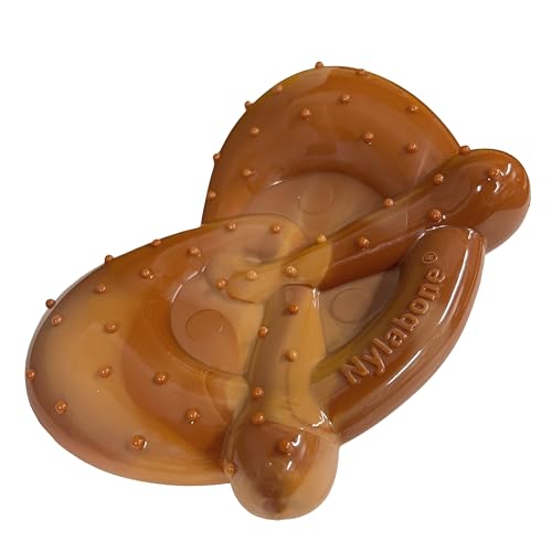 Juguete Masticable Nylabone Tocino y Mantequilla de Cacahuete Diversión para Perros Extra Grandes