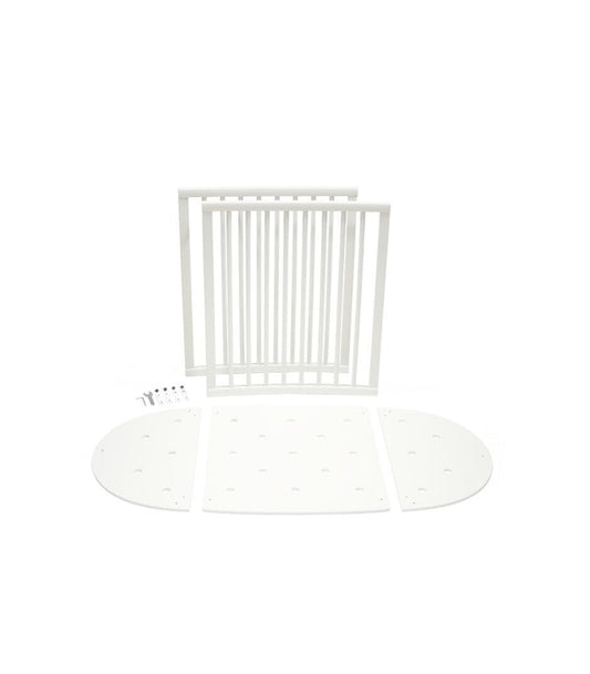 Stokke Extensión de Cama para la Sleepi V3, Blanca - Convierte la Sleepi Mini en una Cama Sleepi - Extiende la Cama hasta 141 cm - para niños de hasta 5 años - El colchón se Vende por Separado