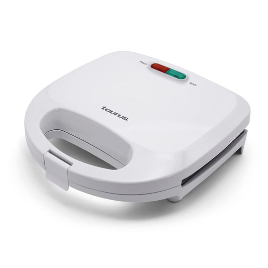 Sandwichera Taurus Lanche Max Negra Compacta con Almacenaje Vertical y Capacidad para 2 Sandwiches