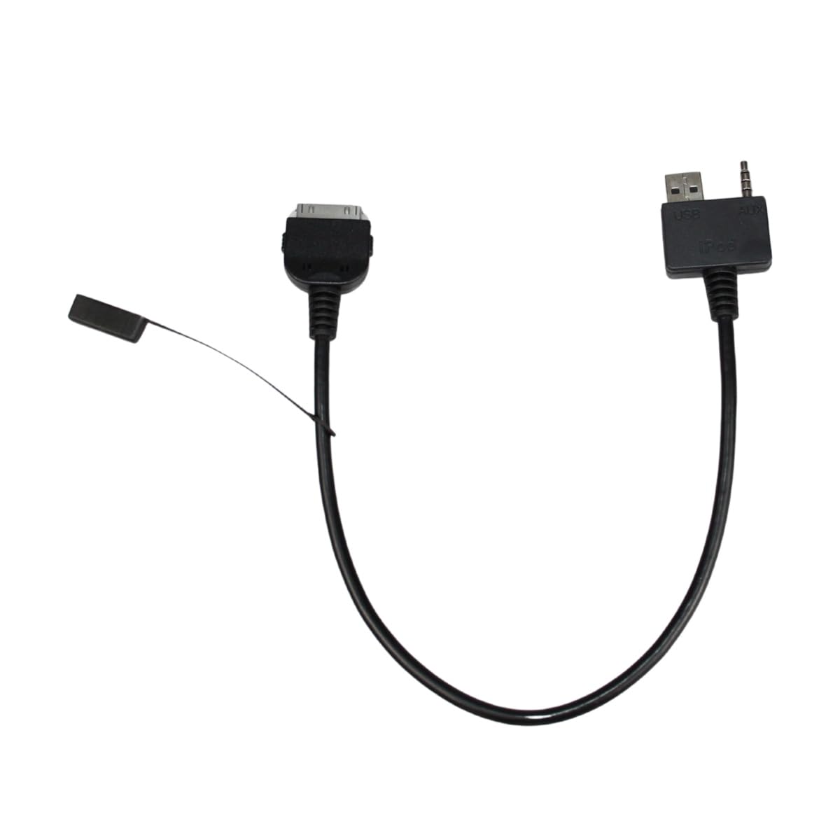 Cable Auxiliar Yongjiangxia Negro Compatible con iPhone 4 4S para Hyundai Kia