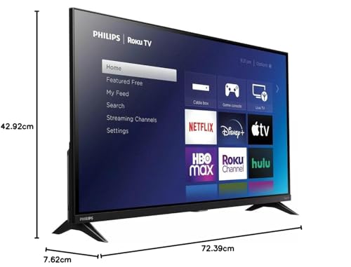 Televisión Philips 32 Pulgadas HD Smart TV Compatible con Alexa y Google Assistant Reacondicionada