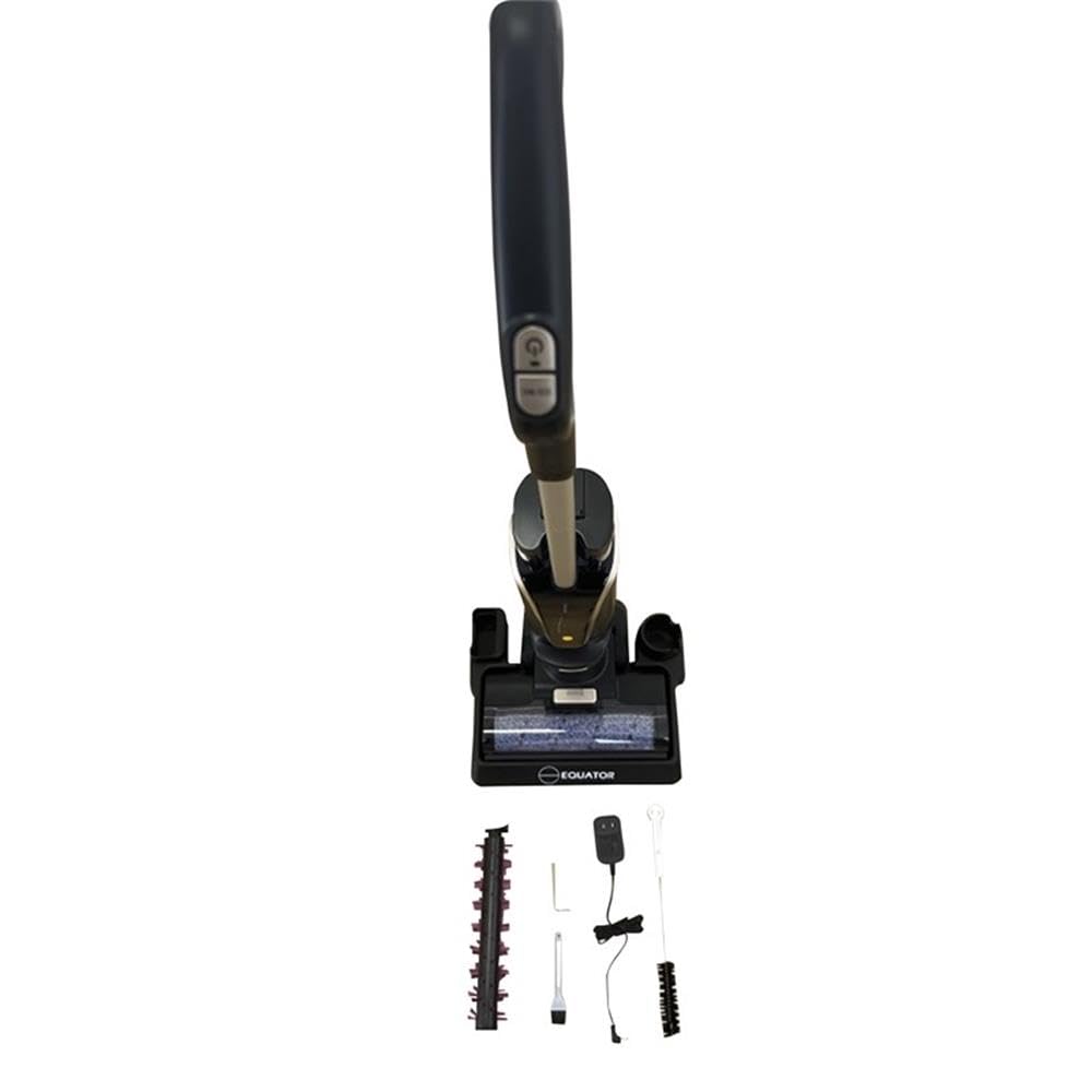Aspiradora Equator Negro 3 en 1 con Barredora y Fregona Autolimpiante