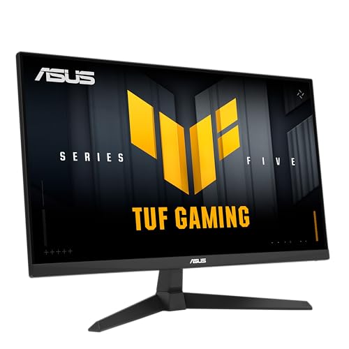 ASUS TUF Gaming Monitor 27" 1080P Series 5 (VG279Q5A) Panel Fast-IPS Full HD, 200 Hz, 0,3 ms, Compatible con G-Sync®, AMD FreeSync™ Premium, ELMB Sync, 99% sRGB, DisplayWidget Center, IA para Juegos.