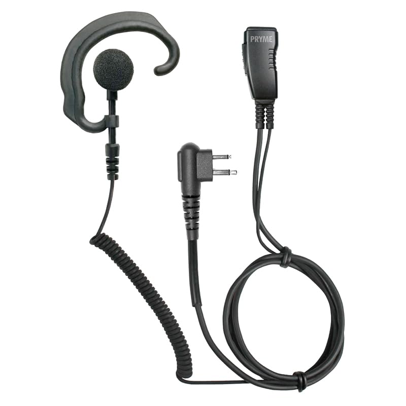 Micrófono de Solapa Pryme SPM-303eBF Negro con Gancho Suave para los Oídos