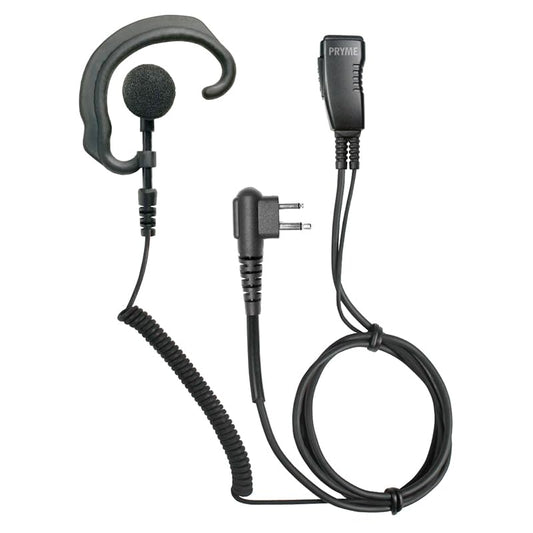 Micrófono de Solapa Pryme SPM-303eBF Negro con Gancho Suave para los Oídos